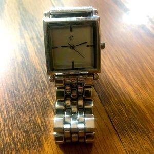 CC silver watch